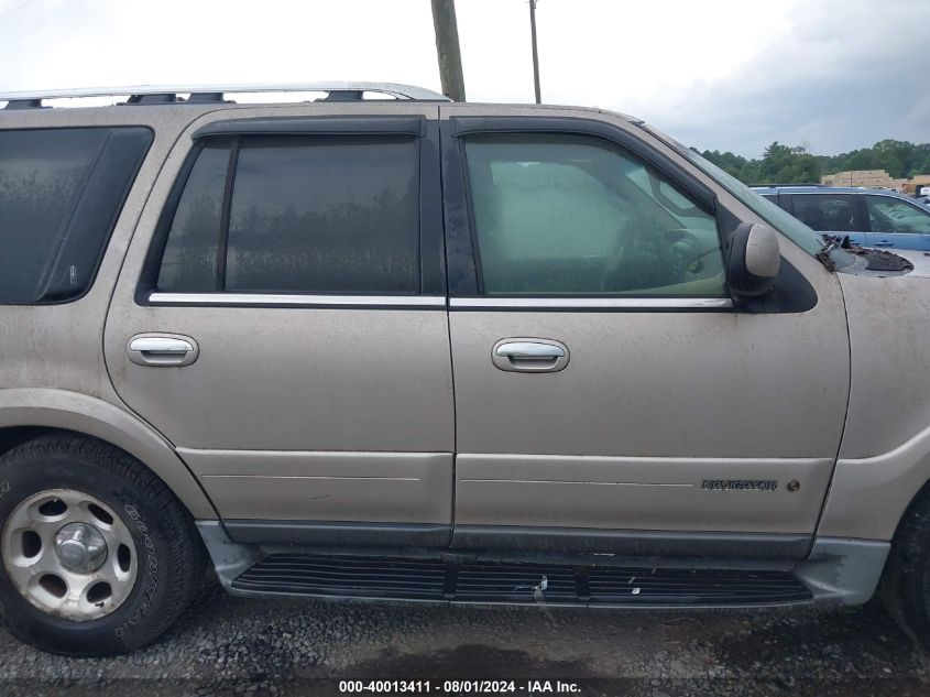 2001 Lincoln Navigator VIN: 5LMFU28A91LJ02381 Lot: 40013411