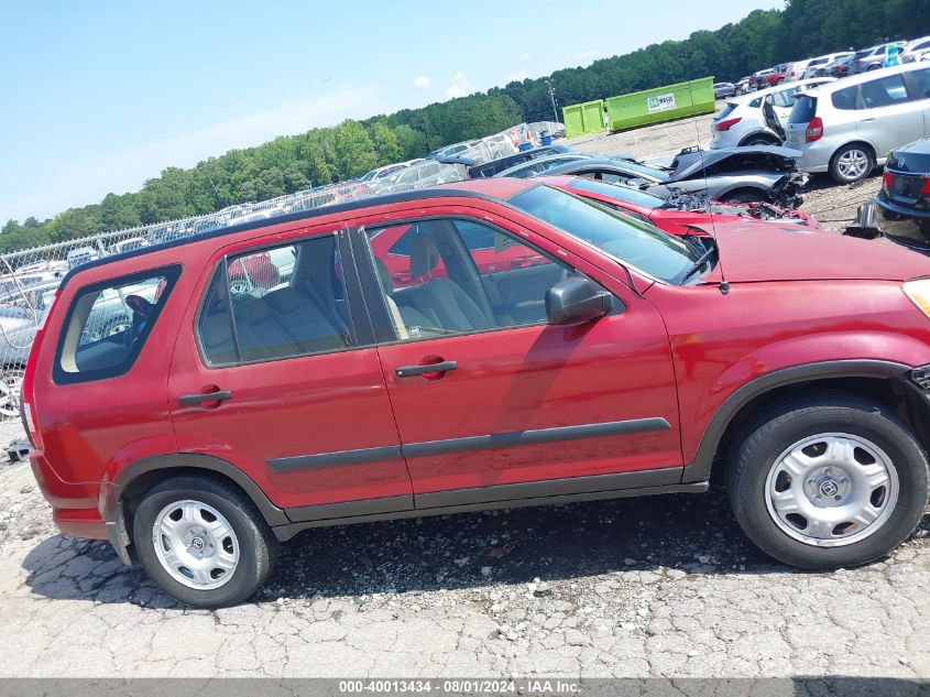 2006 Honda Cr-V Lx VIN: JHLRD78546C022016 Lot: 40013434