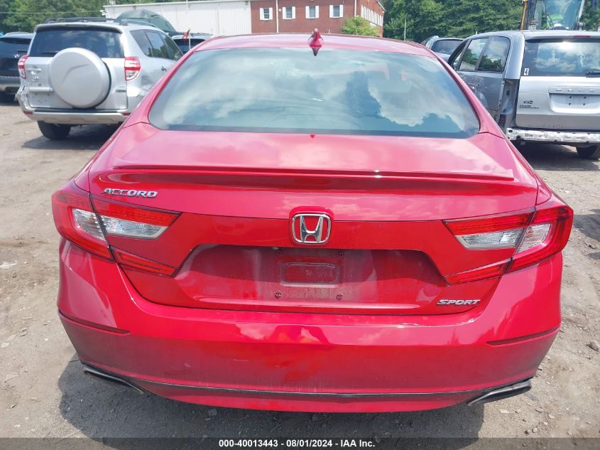 2018 Honda Accord Sport VIN: 1HGCV1F39JA082958 Lot: 40013443