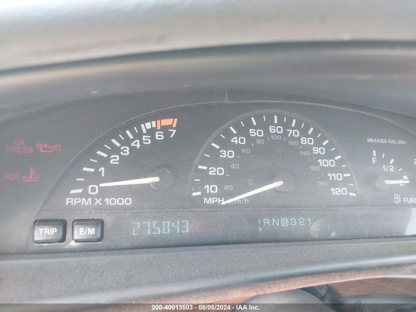 1998 Oldsmobile 88 Ls VIN: 1G3HN52K2W4866719 Lot: 40013503
