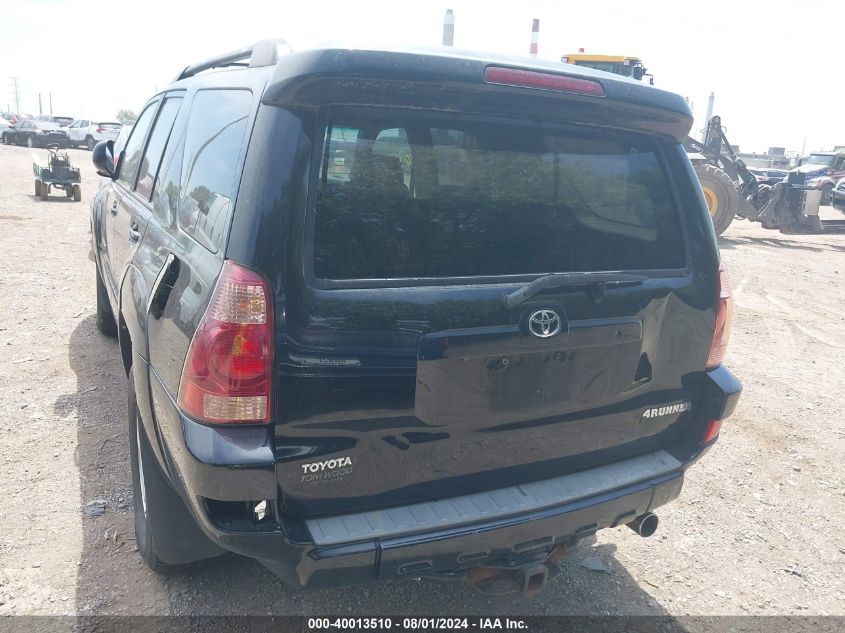 2005 Toyota 4Runner Limited V8 VIN: JTEBT17R158022605 Lot: 40013510