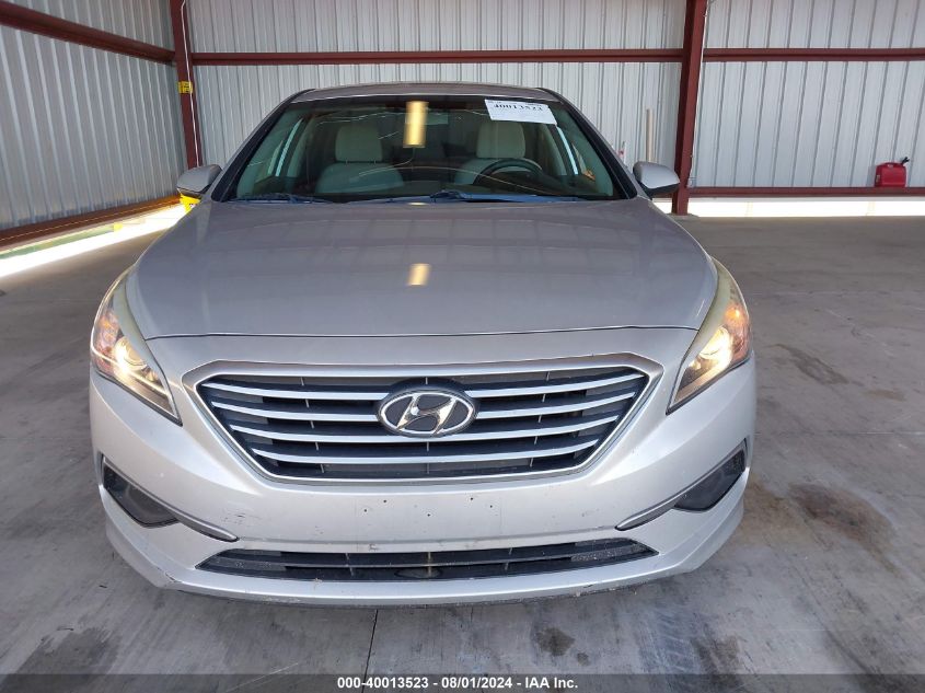 2017 Hyundai Sonata Se VIN: 5NPE24AF3HH593796 Lot: 40013523