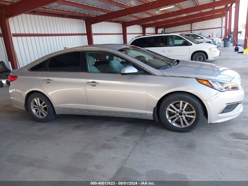 2017 Hyundai Sonata Se VIN: 5NPE24AF3HH593796 Lot: 40013523