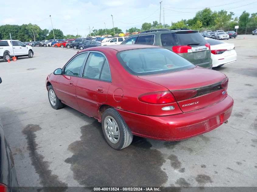 1997 Ford Escort VIN: 1FALP13TXVW127291 Lot: 40013524