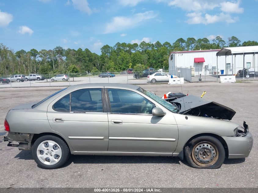 2003 Nissan Sentra Gxe VIN: 3N1CB51D33L699527 Lot: 40013526