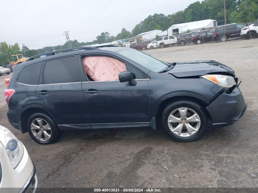 2014 Subaru Forester 2.5I Limited VIN: JF2SJAHC1EH499475 Lot: 40013531