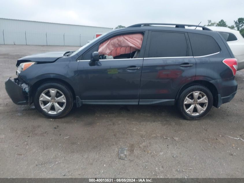 2014 Subaru Forester 2.5I Limited VIN: JF2SJAHC1EH499475 Lot: 40013531