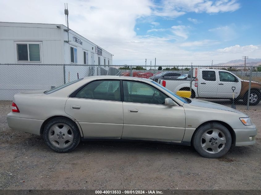 2001 Lexus Es 300 VIN: JT8BF28G610319195 Lot: 40013533