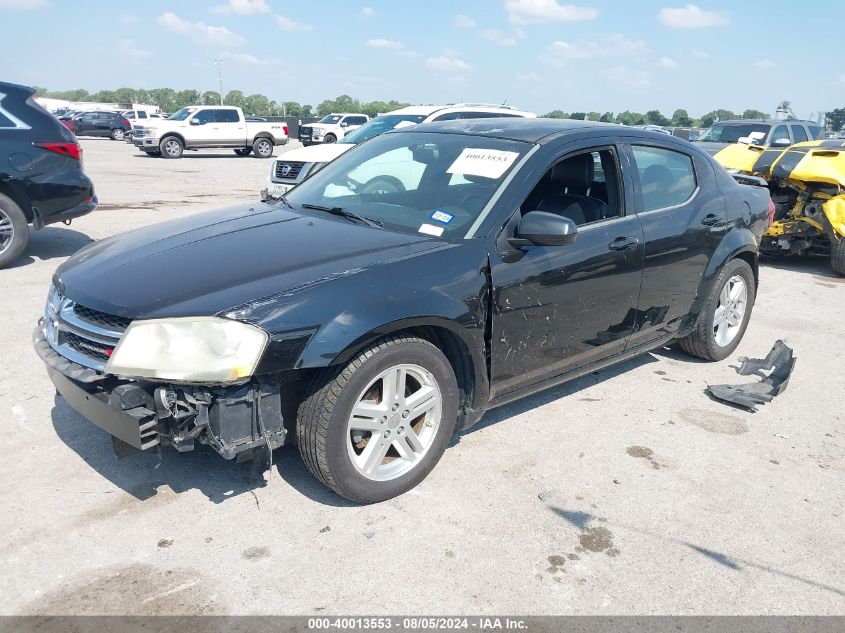 2014 Dodge Avenger Sxt VIN: 1C3CDZCB3EN131022 Lot: 40013553