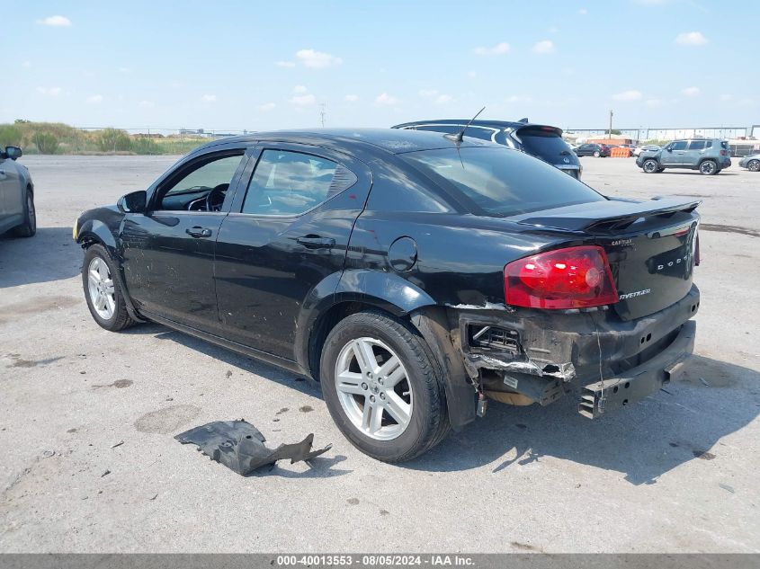 2014 Dodge Avenger Sxt VIN: 1C3CDZCB3EN131022 Lot: 40013553