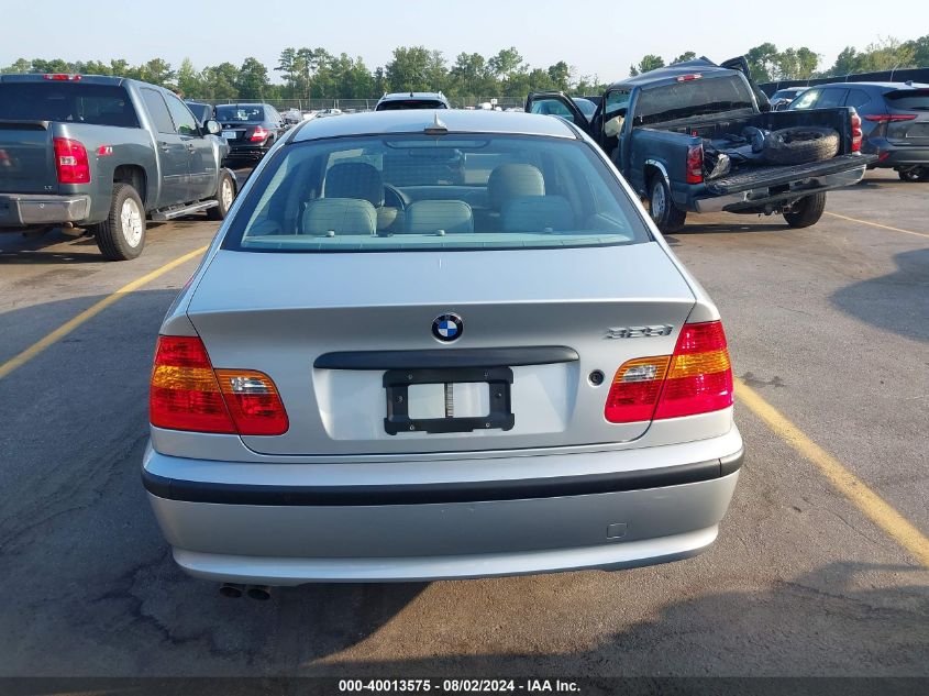 2005 BMW 325I VIN: WBAEV33415KX11710 Lot: 40013575