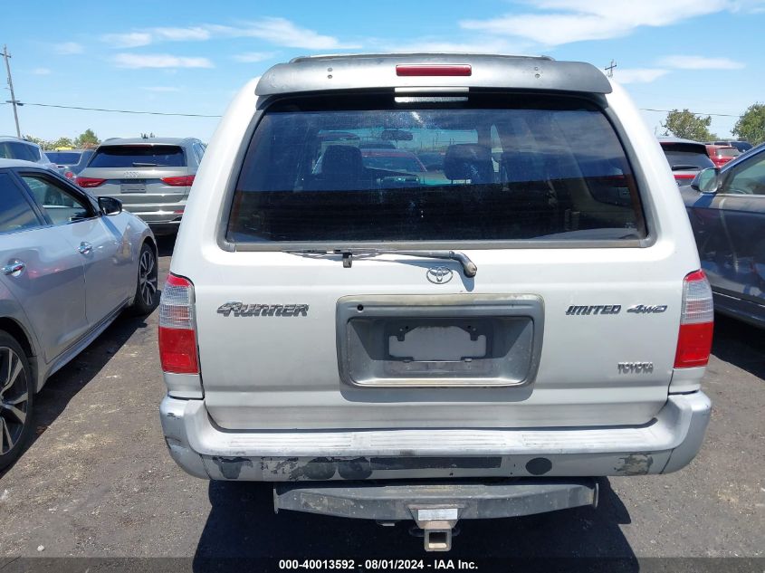 1999 Toyota 4Runner Limited V6 VIN: JT3HN87R4X9028496 Lot: 40013592