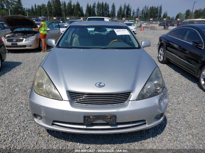 2005 Lexus Es 330 VIN: JTHBA30G255104065 Lot: 40013627