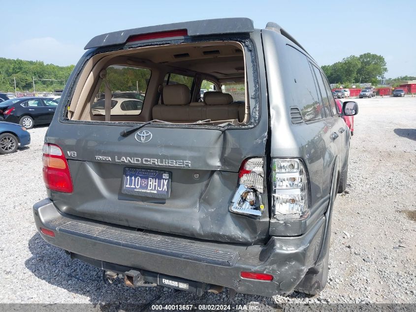 2002 Toyota Land Cruiser VIN: JTEHT05J622018629 Lot: 40013657