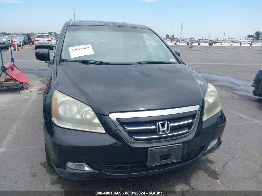 2006 Honda Odyssey Touring VIN: 5FNRL38876B128529 Lot: 40013669
