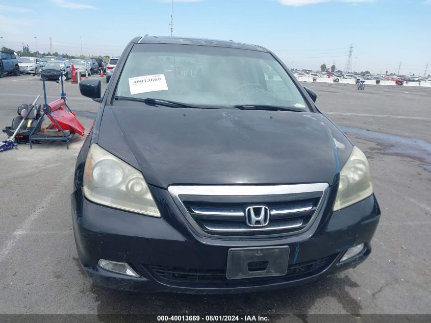 2006 Honda Odyssey Touring VIN: 5FNRL38876B128529 Lot: 40013669