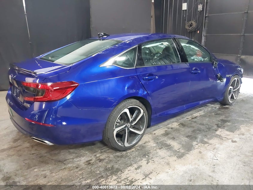 VIN 1HGCV1F41NA009243 2022 HONDA ACCORD SPORT SE