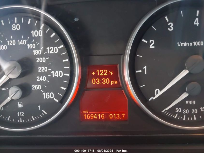 2007 BMW 328I VIN: WBAVA37527NL17021 Lot: 40013715