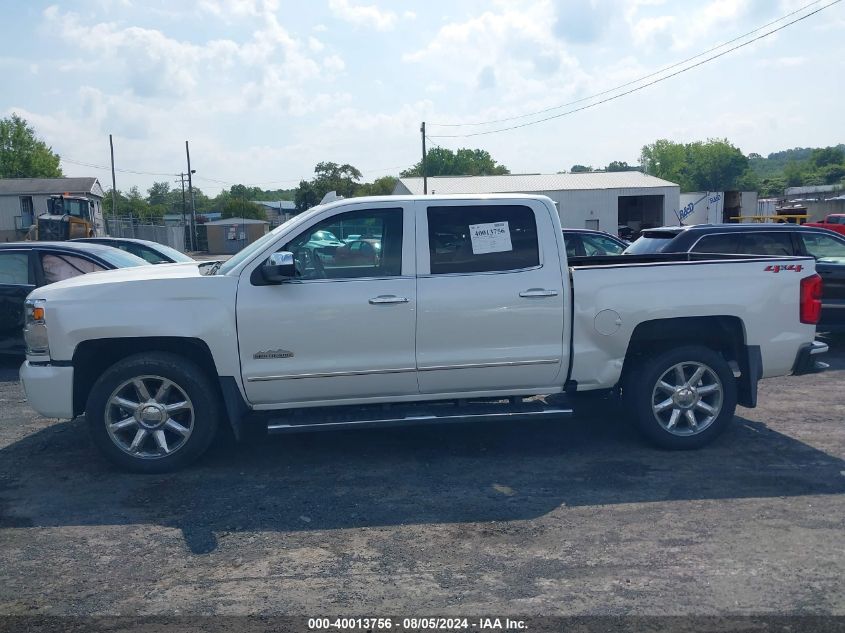 2018 Chevrolet Silverado 1500 High Country VIN: 3GCUKTEJ1JG586980 Lot: 40013756