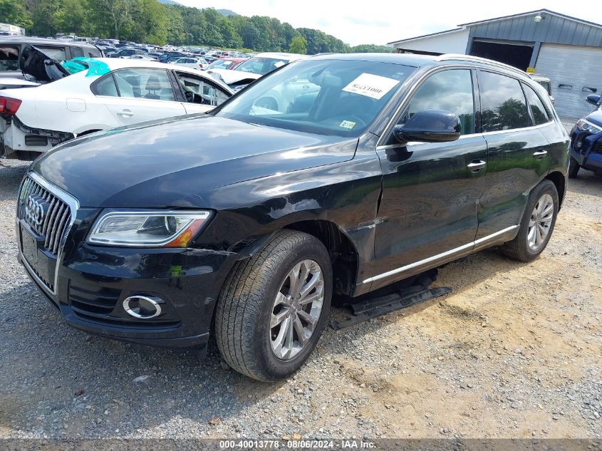 2016 Audi Q5 2.0T Premium VIN: WA1L2AFP0GA012777 Lot: 40013778