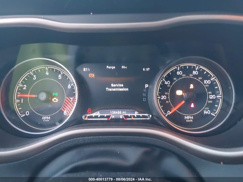 2015 JEEP CHEROKEE VIN: 3C3CFFGE6ET245125