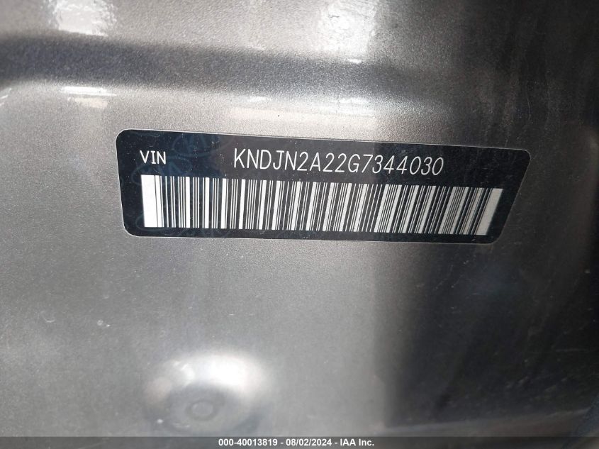 KNDJN2A22G73440 2016 Kia Soul