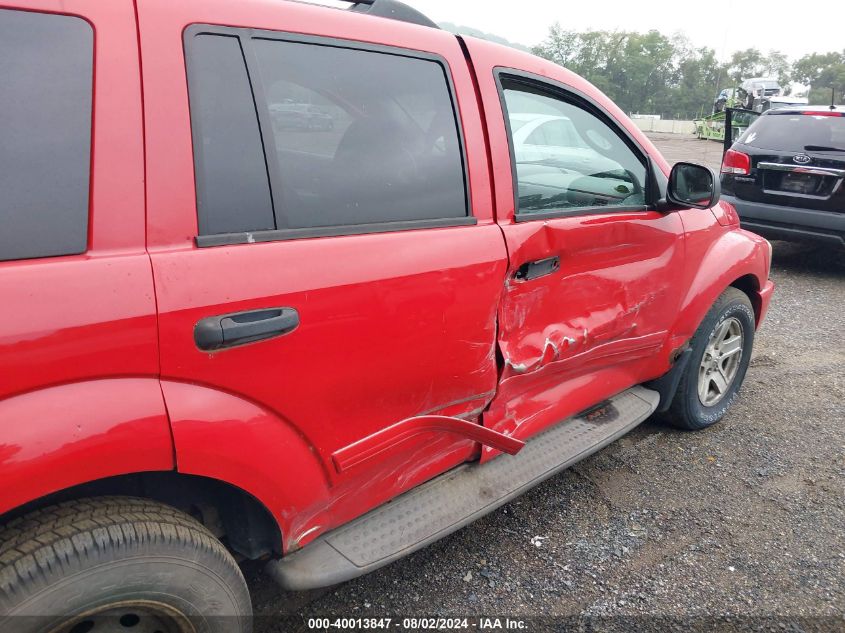 2005 Dodge Durango Slt VIN: 1D4HB48D85F559850 Lot: 40013847