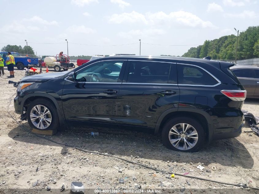 2015 Toyota Highlander Le Plus V6 VIN: 5TDBKRFH4FS083457 Lot: 40013867