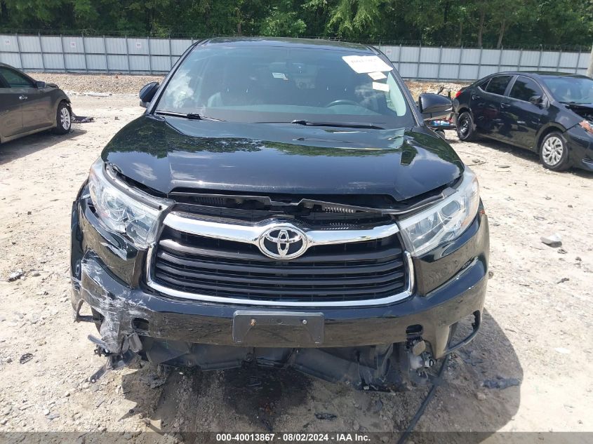 2015 Toyota Highlander Le Plus V6 VIN: 5TDBKRFH4FS083457 Lot: 40013867
