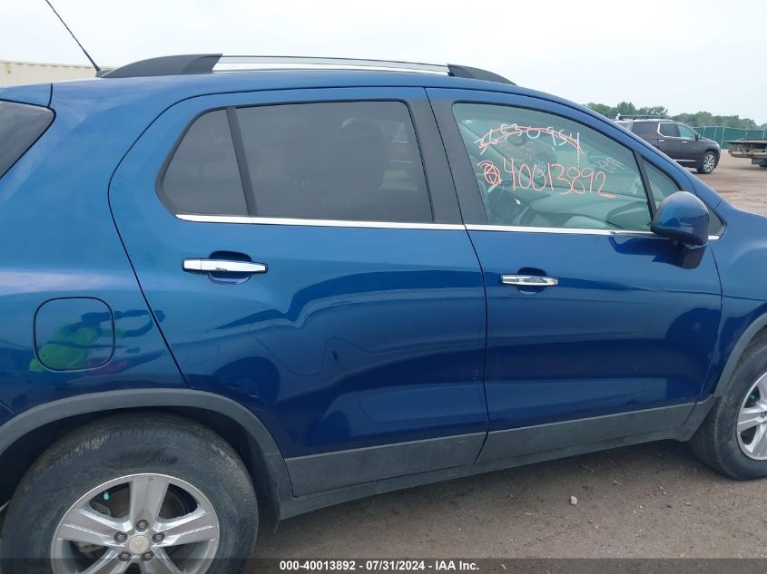 2019 Chevrolet Trax Lt VIN: 3GNCJPSB0KL173886 Lot: 40013892