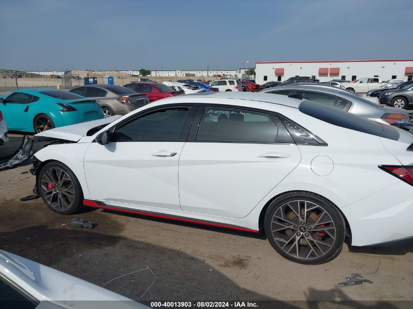 2023 Hyundai Elantra N VIN: KMHLW4AK4PU011956 Lot: 40013903