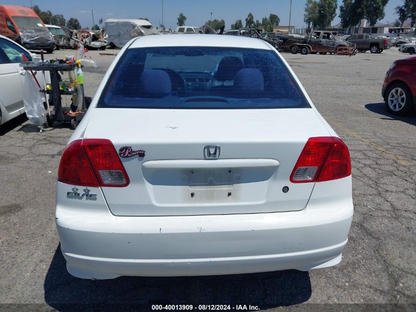 2004 Honda Civic Vp VIN: 2HGES16324H578529 Lot: 40013909