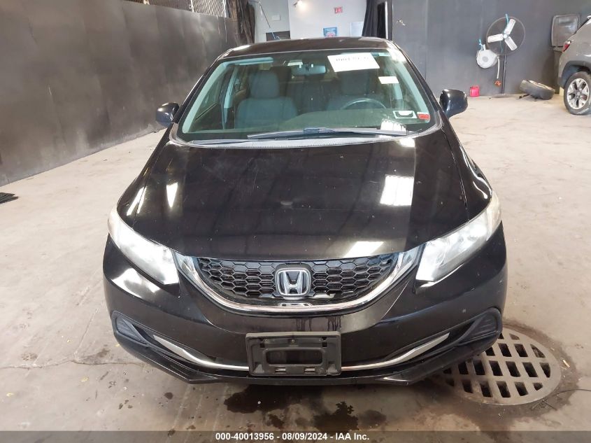 2013 Honda Civic Lx VIN: 2HGFB2F59DH565322 Lot: 40013956