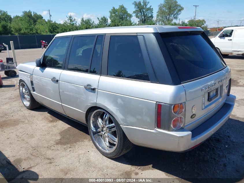 2003 Land Rover Range Rover Hse VIN: SALME11403A136193 Lot: 40013993