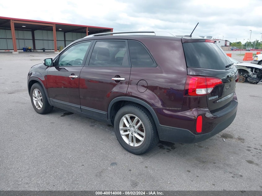 2014 KIA SORENTO VIN: 5NPDH4AE9BH041258