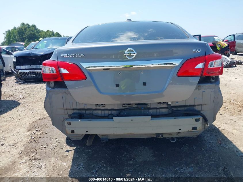 2019 Nissan Sentra Sv VIN: 3N1AB7AP7KY450792 Lot: 40014010