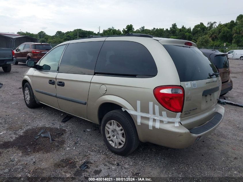 2006 Dodge Grand Caravan Se VIN: 1D4GP24R36B633039 Lot: 40014021