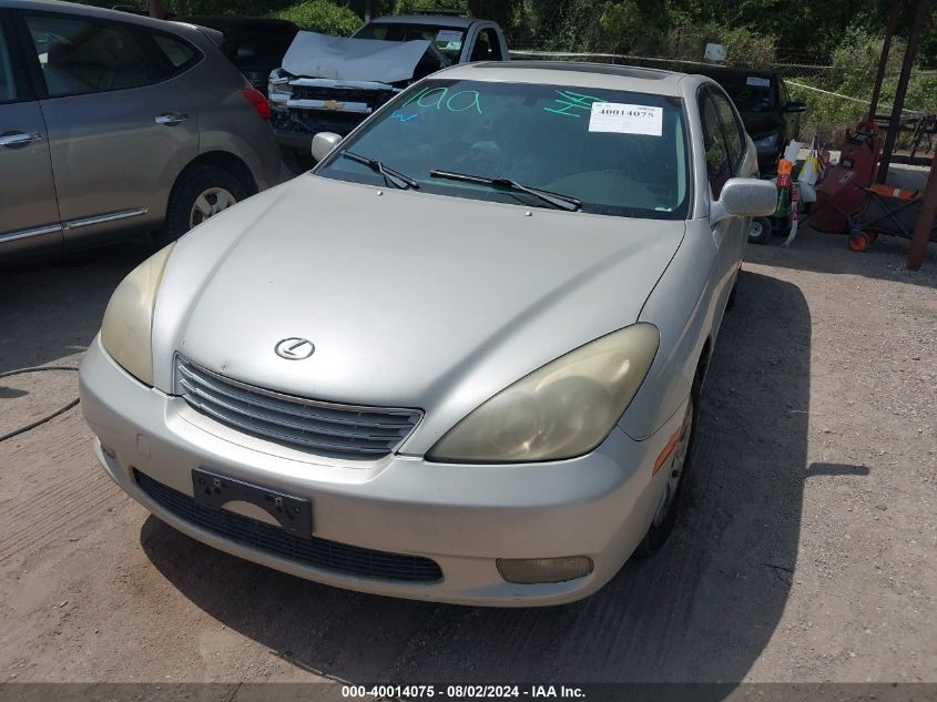 2003 Lexus Es 300 VIN: JTHBF30G730119043 Lot: 40014075