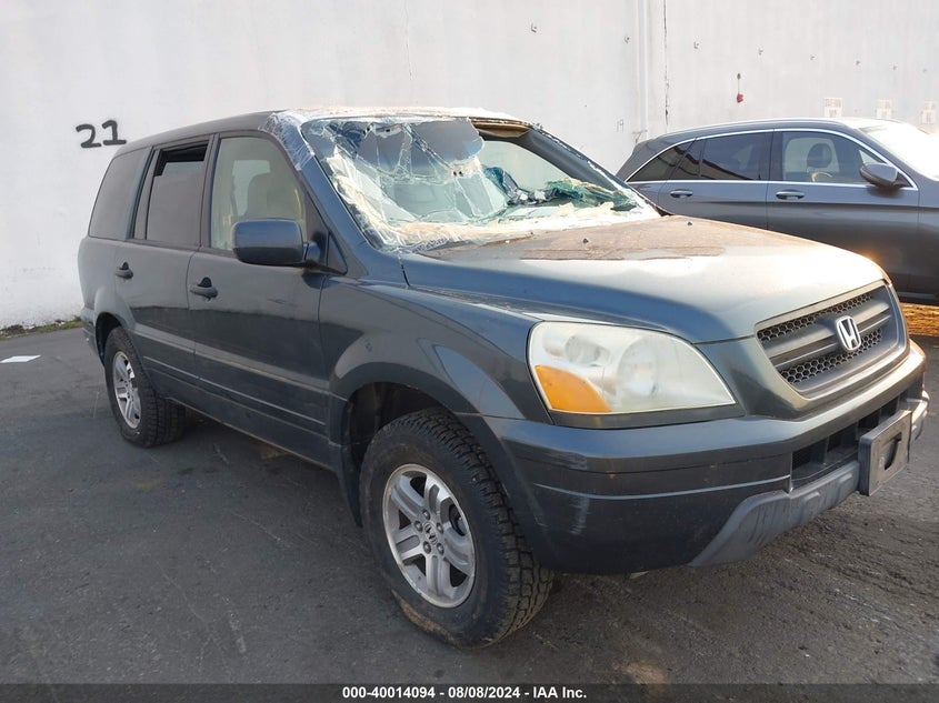 2005 HONDA PILOT VIN: KMHD84LF0JU444535