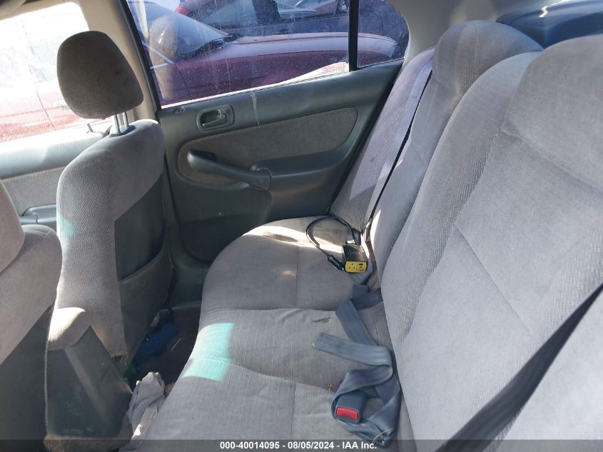 1998 Honda Civic Lx VIN: 2HGEJ6577WH579358 Lot: 40014095