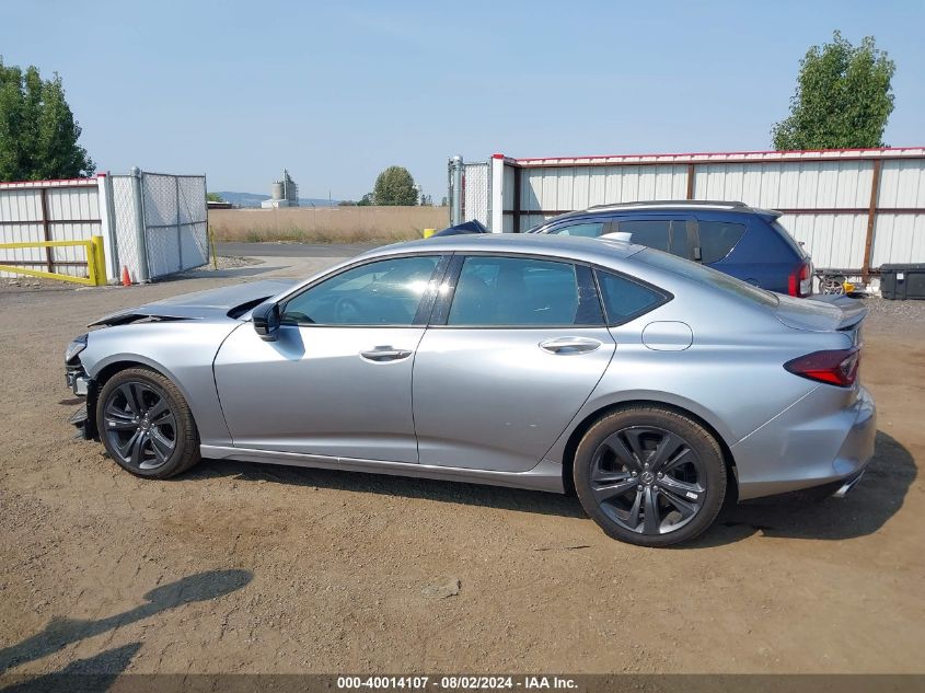 2022 Acura Tlx Tech A VIN: 19UUB6F51NA001484 Lot: 40014107