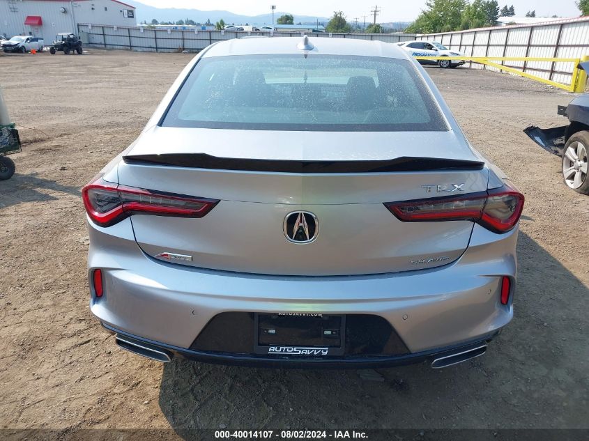 2022 Acura Tlx Tech A VIN: 19UUB6F51NA001484 Lot: 40014107