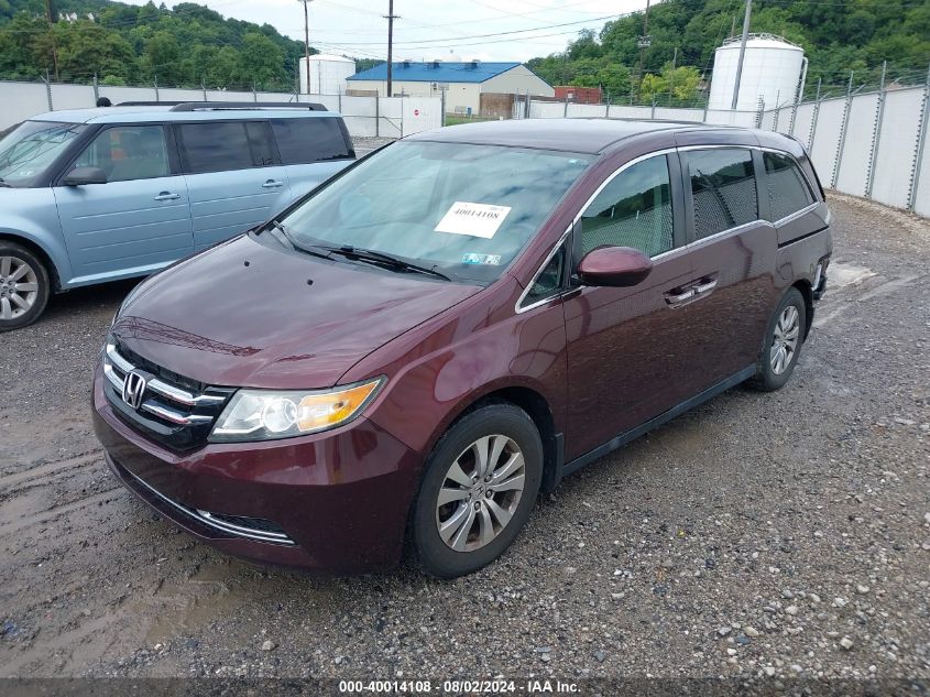 2014 Honda Odyssey Ex VIN: 5FNRL5H43EB082043 Lot: 40014108