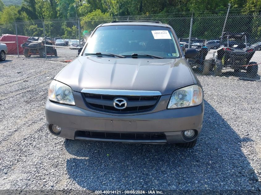 2003 Mazda Tribute Es V6 VIN: 4F2CZ96163KM41650 Lot: 40014121