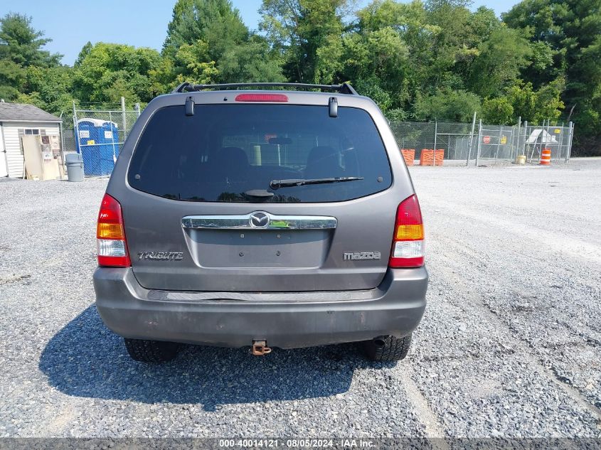 2003 Mazda Tribute Es V6 VIN: 4F2CZ96163KM41650 Lot: 40014121