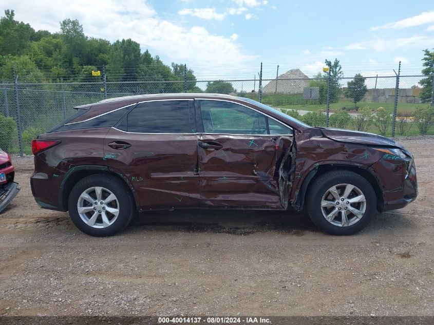 2016 Lexus Rx 350 VIN: 2T2BZMCA8GC011172 Lot: 40014137