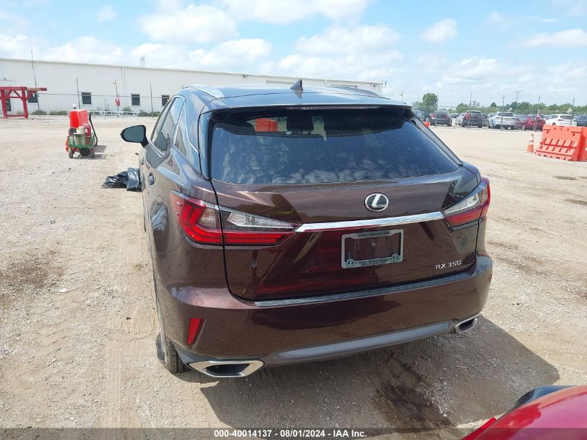 2016 Lexus Rx 350 VIN: 2T2BZMCA8GC011172 Lot: 40014137