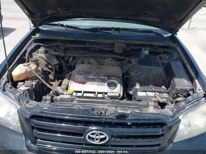 2006 Toyota Highlander V6 VIN: JTEEP21A860148924 Lot: 40014143