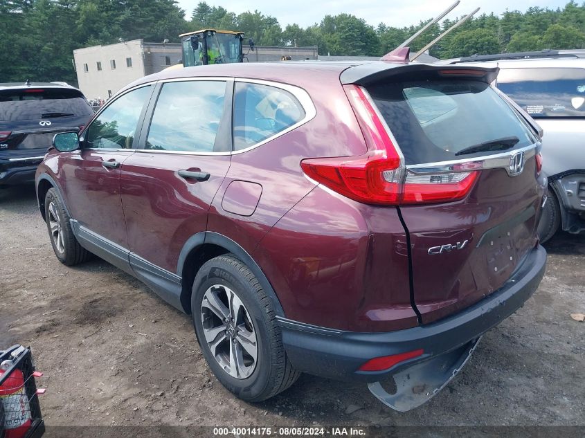 2017 Honda Cr-V Lx VIN: 5J6RW6H33HL008413 Lot: 40014175