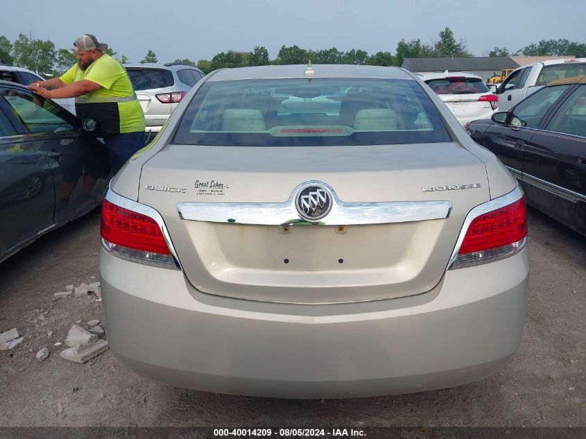 2010 Buick Lacrosse Cx VIN: 1G4GB5EG9AF204026 Lot: 40014209